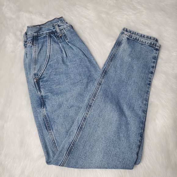 bill blass Denim - Vintage Bill Blass Pleated Front Blue Jeans, 12L